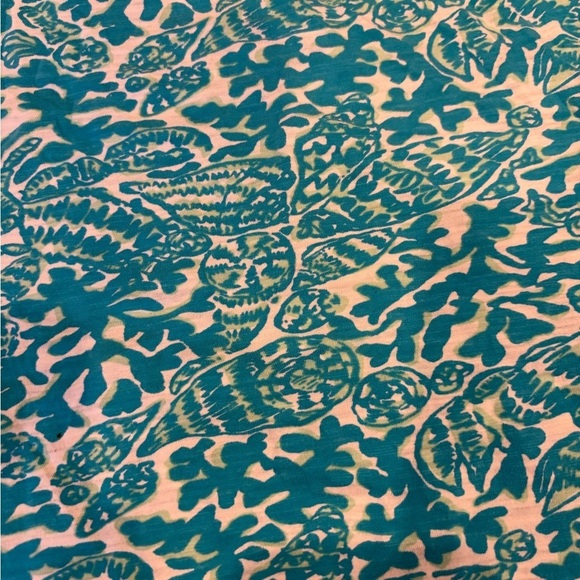 Lilly Pulitzer cordon blue sailors beach Racerback dress Sz Medium Shell Print - Picture 3 of 5